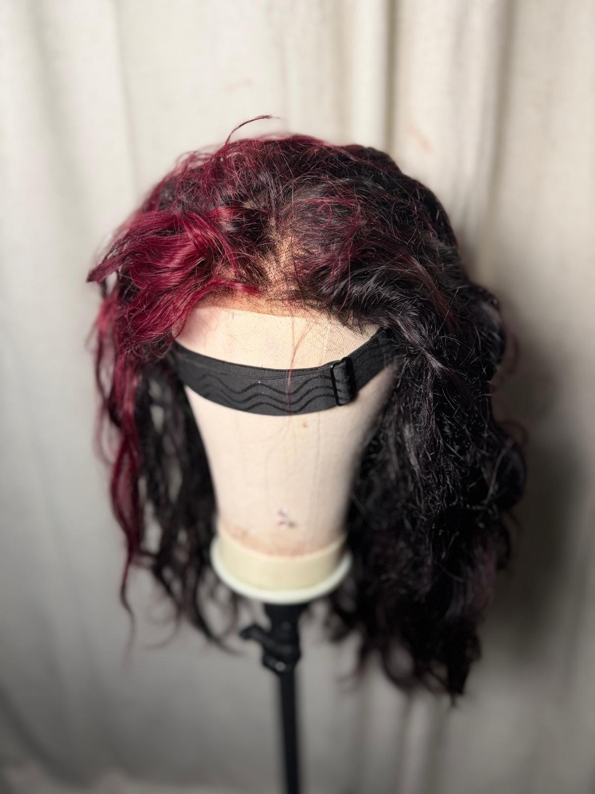 BEFORE: wig revamp
