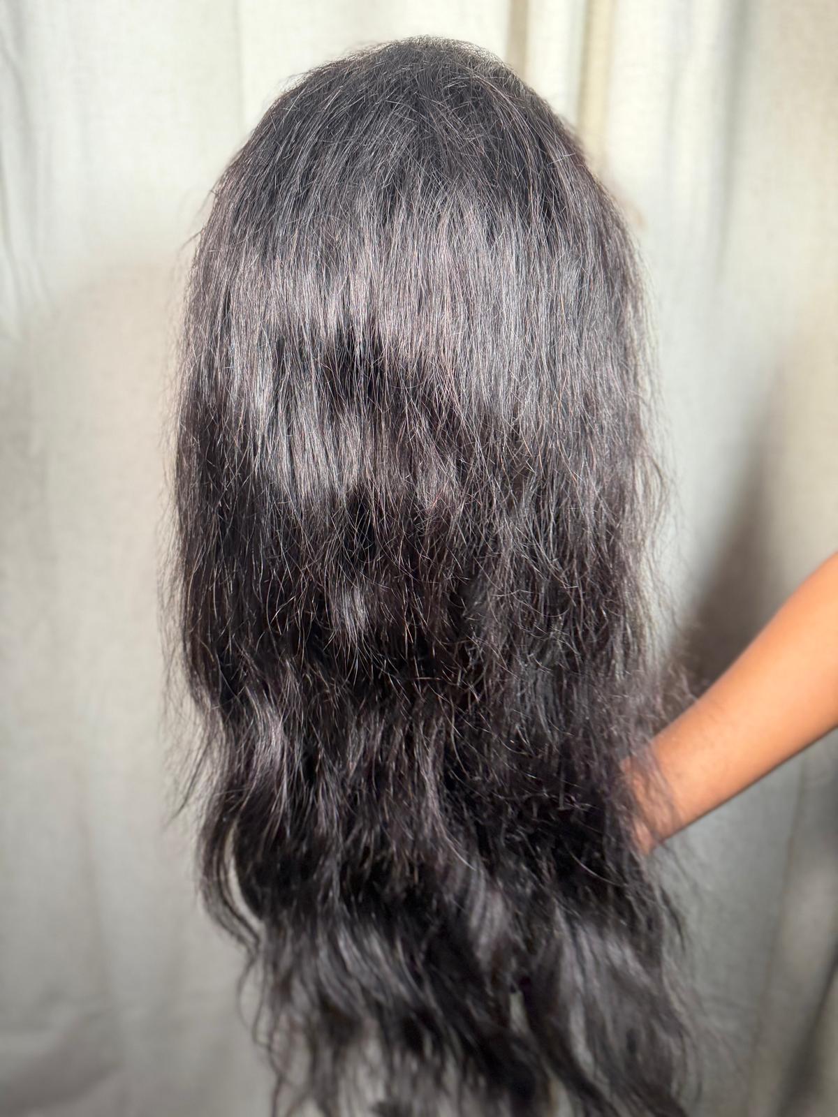BEFORE: wig revamp